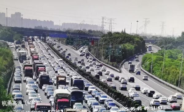 宁波五一返程高峰易堵路段速看 明日高速避堵攻略